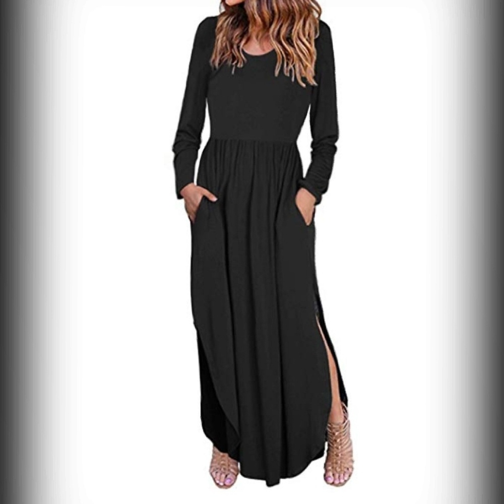 💰⬇️🌴LONG SLEEVE POCKET MAXI🌴
